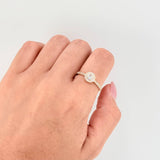 Anillo Halo 2.35gr / T8 1/4 / Oro Amarillo 18K