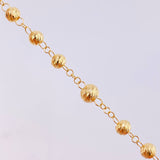 Rosario Virgen Milagrosa 13.5g / 60cm / 5mm Oro Amarillo 18K