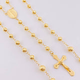 Rosario Virgen Milagrosa 14.8g / 60cm / 5mm Oro Amarillo 18K