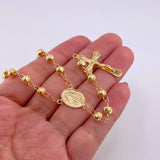 Rosario Virgen Milagrosa 14.8g / 60cm / 5mm Oro Amarillo 18K