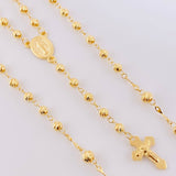 Rosario Virgen Milagrosa 9.75g / 60cm / 4mm Oro Amarillo 18K