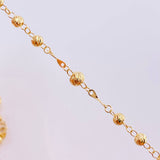 Rosario Virgen Milagrosa 9.75g / 60cm / 4mm Oro Amarillo 18K