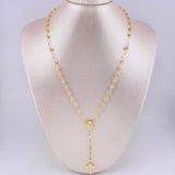 Rosario Virgen Milagrosa 9.75g / 60cm / 4mm Oro Amarillo 18K