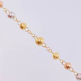Rosario Virgen Milagrosa 13.2g / 60cm / 5mm Tres Oros 18K