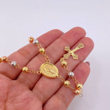 Rosario Virgen Milagrosa 13.2g / 60cm / 5mm Tres Oros 18K
