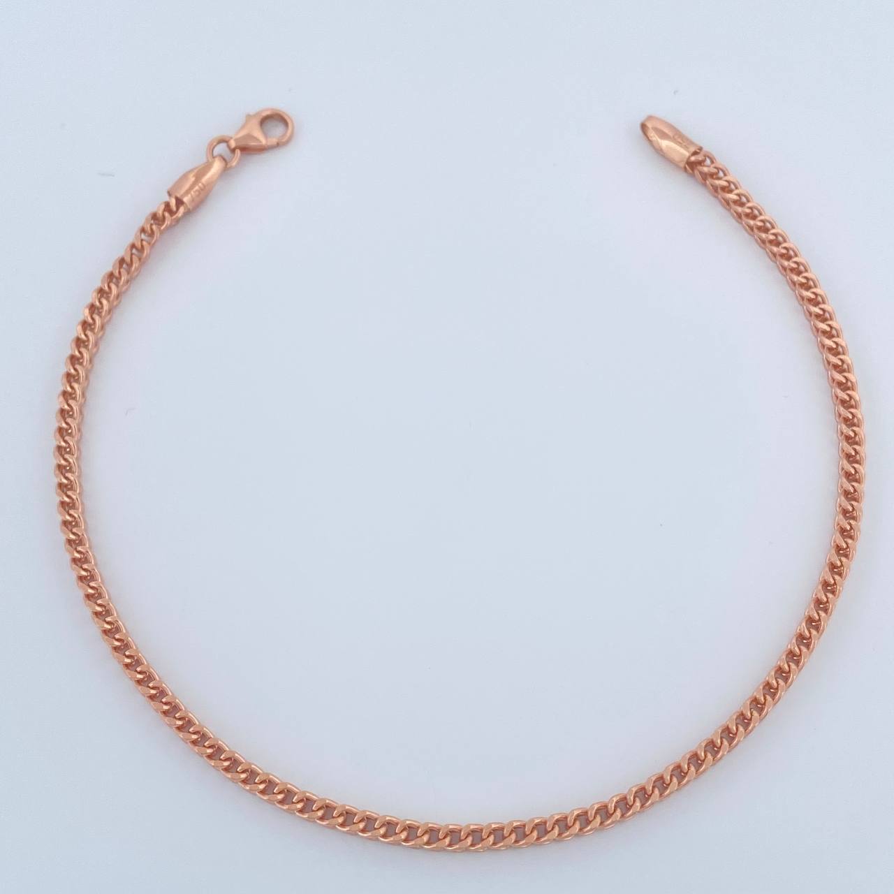 Pulso Franco 3.15gr / 20cm / 2.24mm Oro Rosa +3 18K %