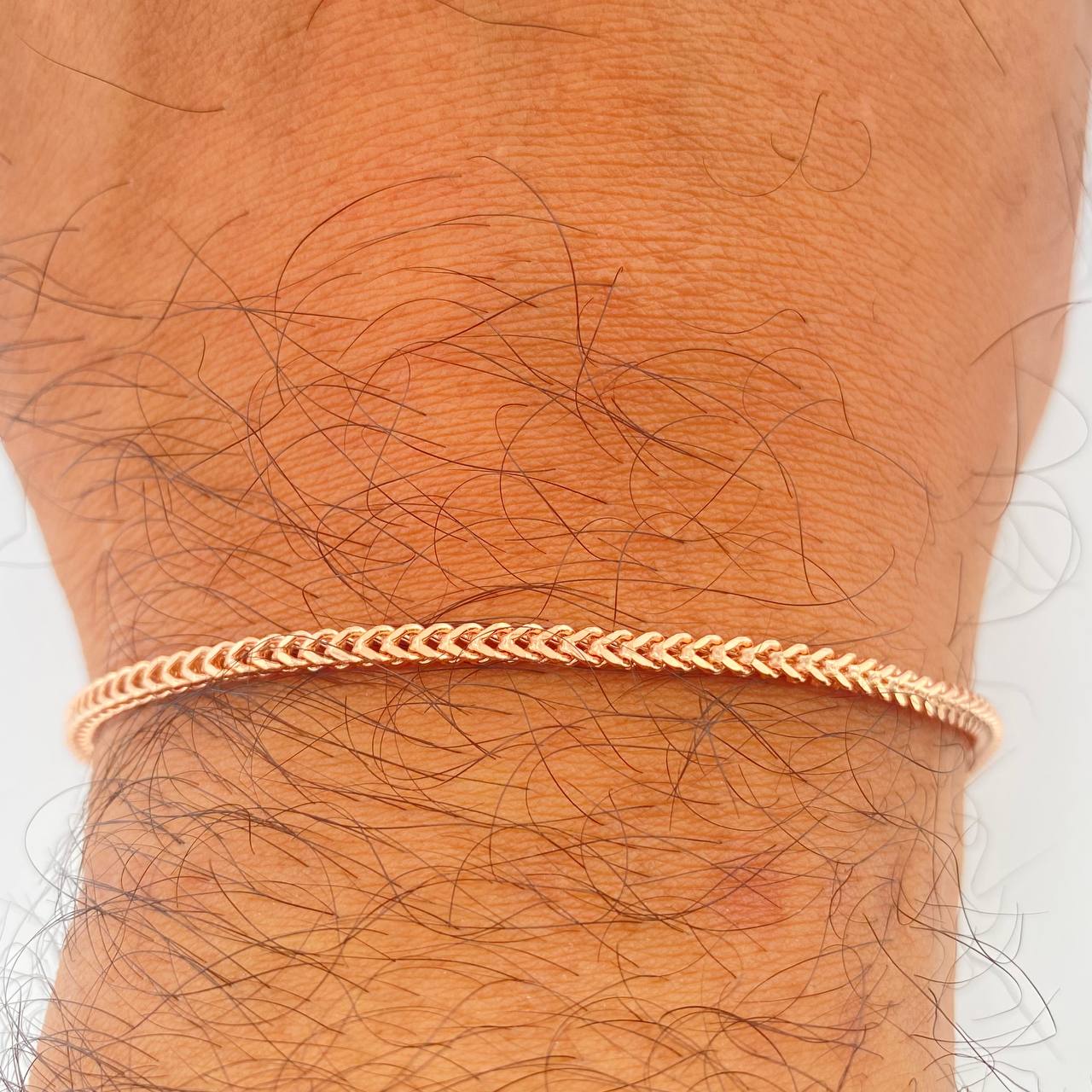 Pulso Franco 3.1gr / 19.2cm / 2.25mm Oro Rosa +3 18K %