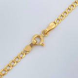 Cadena Cubana 2.6gr / 45.3cm / 2.46mm Oro Amarillo +1 18K %