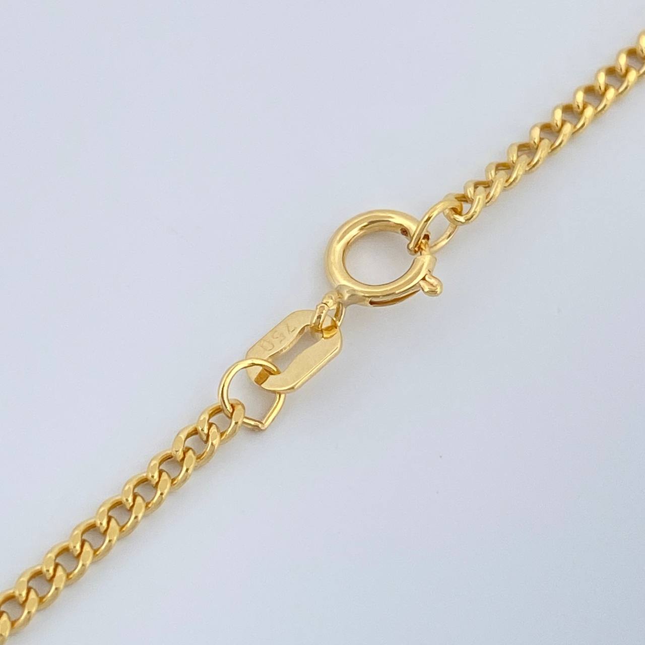 Cadena Cubana 3gr / 60cm / 1.78mm Oro Amarillo +1 18K %