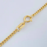 Cadena Cubana 3gr / 60cm / 1.78mm Oro Amarillo +1 18K %
