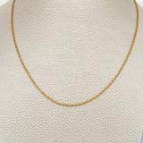 Cadena Lazo 1gr / 51cm / 1.2mm Oro Amarillo +3 18K %