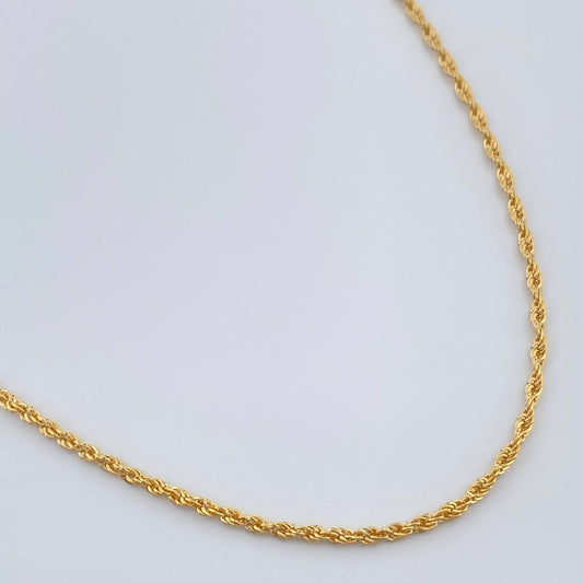 Cadena Lazo 0.95gr / 51cm / 1.2mm Oro Amarillo +3 18K %