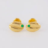 Topos Grano de Café 0.9g / 6.7mm Oro Amarillo 18K