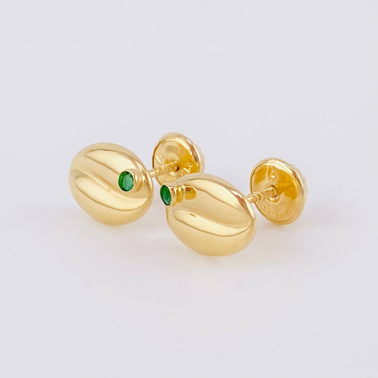 Topos Grano de Café 0.8g / 6.6mm Oro Amarillo 18K