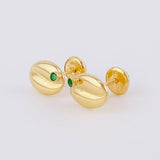 Topos Grano de Café 0.8g / 6.6mm Oro Amarillo 18K