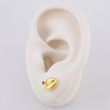 Topos Grano de Café 0.9g / 6.7mm Oro Amarillo 18K