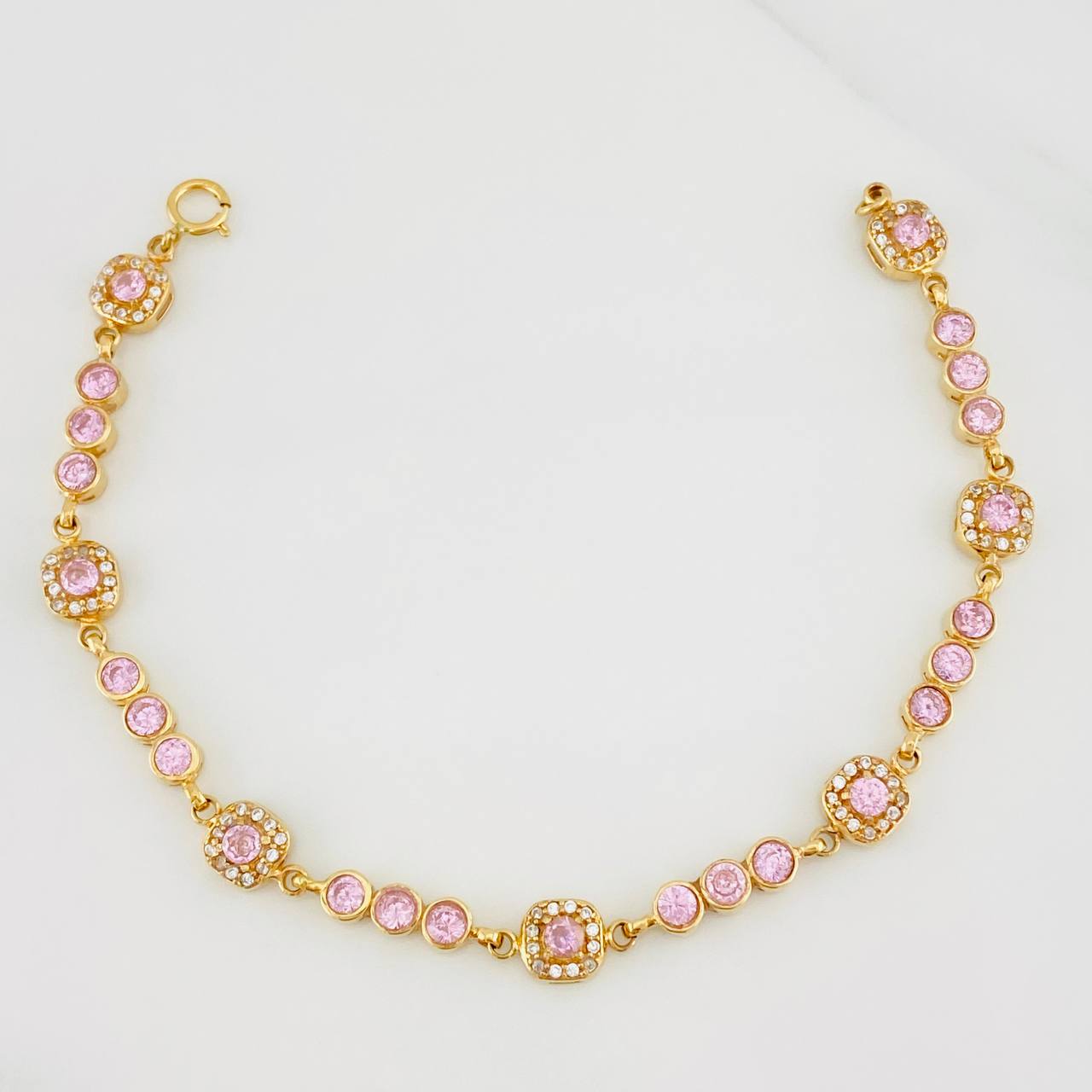 Pulso Halo 9.3g / 18cm / 4.25mm Oro Amarillo 18K