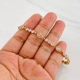 Pulso Halo 9.3g / 18cm / 4.25mm Oro Amarillo 18K