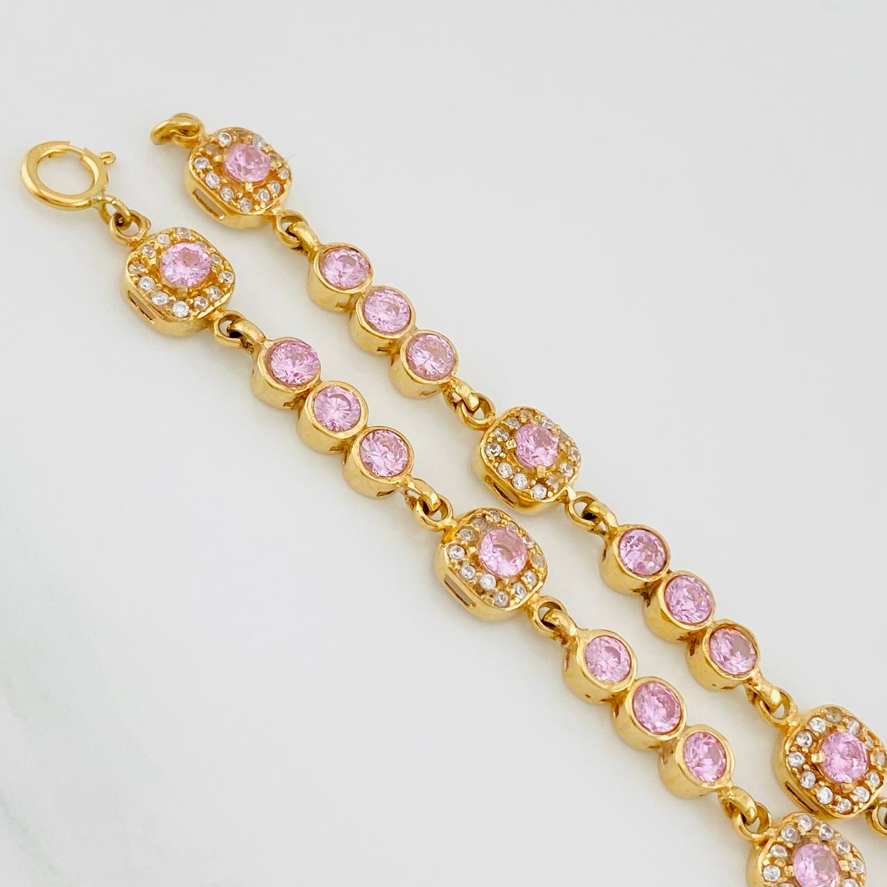 Pulso Halo 9.3g / 18cm / 4.25mm Oro Amarillo 18K