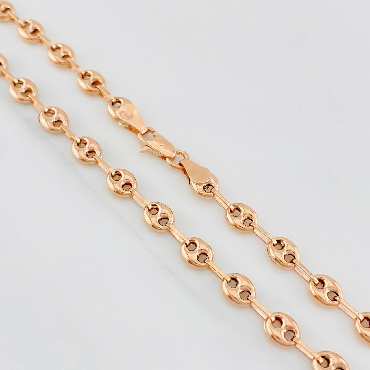 Cadena GC 9.85g / 60cm / 5mm Oro Rosa 18K