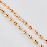 Cadena GC 9.85g / 60cm / 5mm Oro Rosa 18K