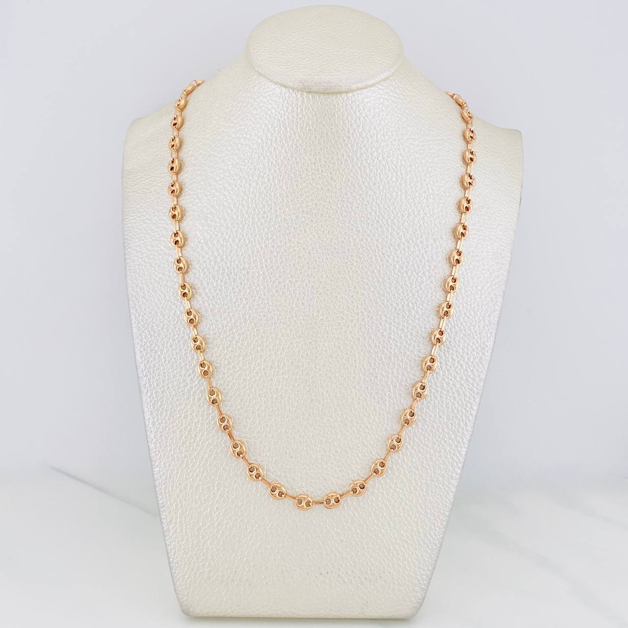 Cadena GC 9.85g / 60cm / 5mm Oro Rosa 18K