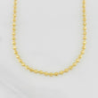 Cadena Militar Media Luna 8.6g / 45cm / 2.4mm Oro Amarillo 18K