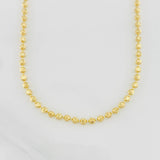 Cadena Militar Media Luna 9.95g / 45cm / 2.4mm Oro Amarillo 18K