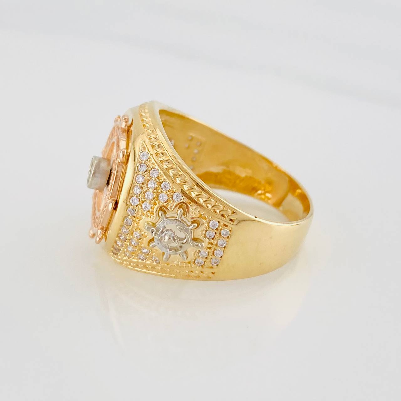Anillo Timon 10.6g / T11 Tres Oros 18K