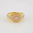 Anillo Corona 4.4g / T8 1/4 Tres Oros 18K
