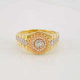 Anillo Corona 4.4g / T8 1/4 Tres Oros 18K