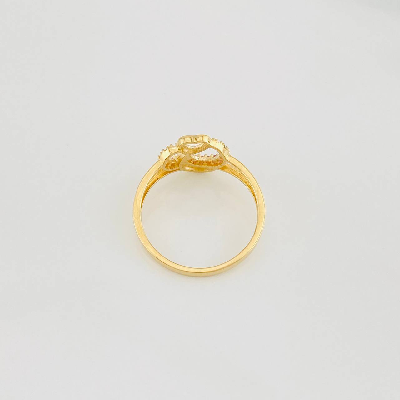 Anillo Corazon 2.1g / T7 1/4 Oro Amarillo 18K