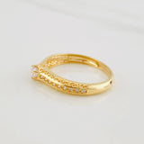 Anillo Solitario Churumbela 2.2g / T7 1/4 Oro Amarillo 18K