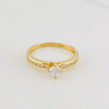 Anillo Solitario Churumbela 2.05g / T6 Oro Amarillo 18K