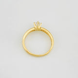 Anillo Solitario Churumbela 2.05g / T6 Oro Amarillo 18K