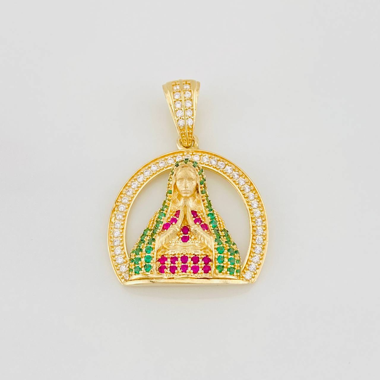 Dije Virgen Maria 3.8g / 3cm Oro Amarillo 18K