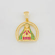 Dije Virgen Maria 3.8g / 3cm Oro Amarillo 18K