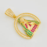 Dije Virgen Maria 3.8g / 3cm Oro Amarillo 18K