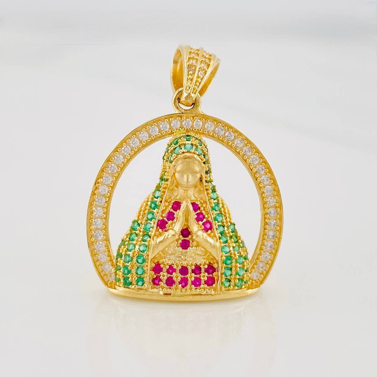 Dije Virgen Maria 3.8g / 3cm Oro Amarillo 18K