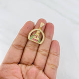 Dije Virgen Maria 3.8g / 3cm Oro Amarillo 18K