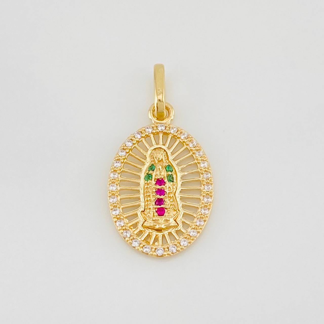 Dije Virgen de Guadalupe 1.8g / 2.5cm Oro Amarillo 18K