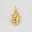 Dije Virgen de Guadalupe 1.8g / 2.5cm Oro Amarillo 18K