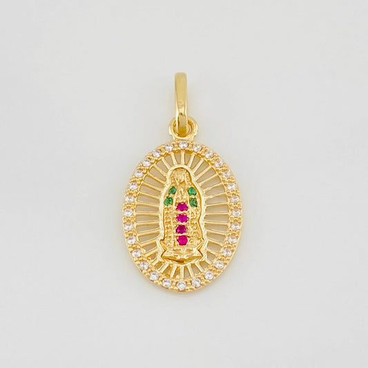 Dije Virgen de Guadalupe 1.8g / 2.5cm Oro Amarillo 18K