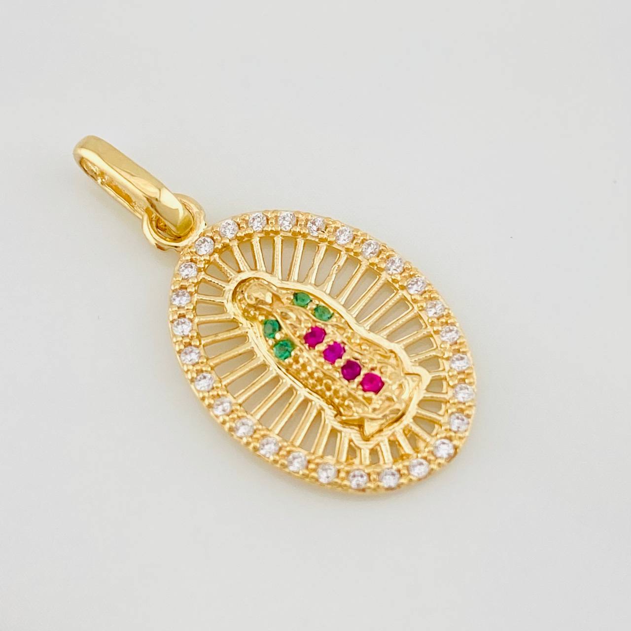 Dije Virgen de Guadalupe 1.8g / 2.5cm Oro Amarillo 18K