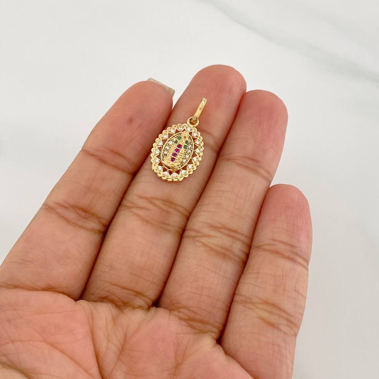 Dije Virgen de Guadalupe 1.6g / 2.5cm Oro Amarillo 18K