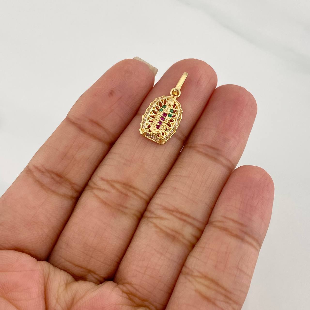 Dije Virgen de Guadalupe 1.35g / 2cm Oro Amarillo 18K