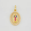 Dije Virgen de Guadalupe 1.55g / 2.5cm Oro Amarillo 18K