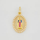 Dije Virgen de Guadalupe 1.55g / 2.5cm Oro Amarillo 18K