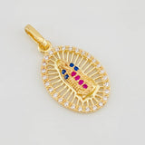 Dije Virgen de Guadalupe 1.55g / 2.5cm Oro Amarillo 18K