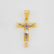 Dije Cruz Cristo 3.2g / 3.5cm Tres Oros 18K
